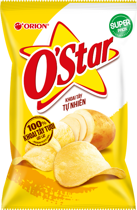 Snack khoai tây O'Star vị tự nhiên — Gói