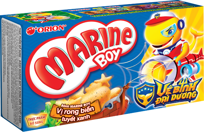 Bánh cá Marine Boy vị rong biển — Gói